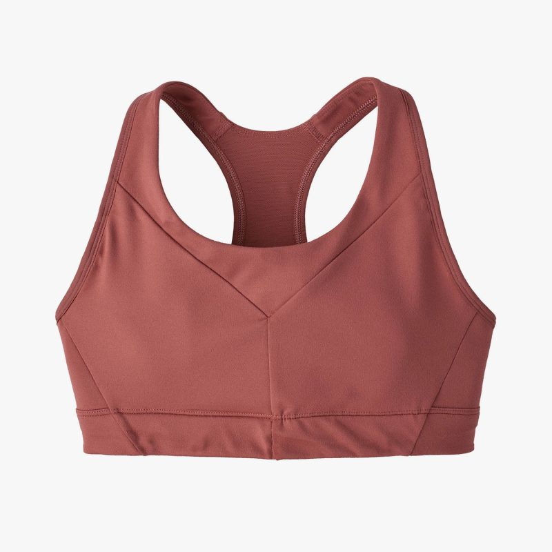 Womens Patagonia Wild Trail Sports Bra Rosehip 3