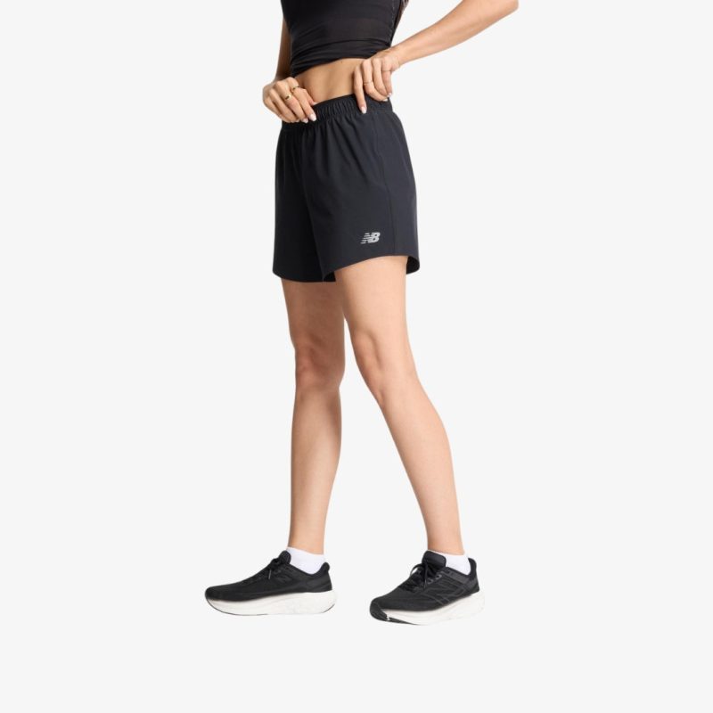 womens new balance rc short 5 black 2