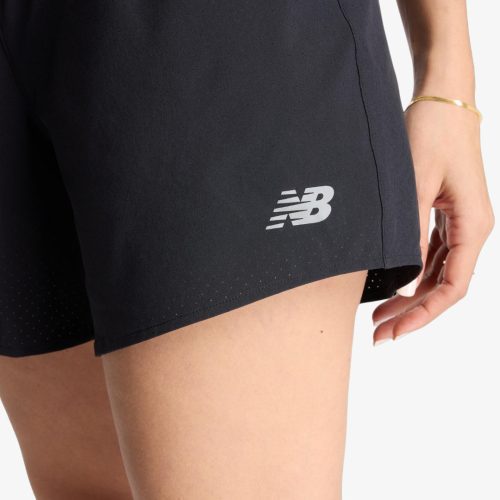 womens new balance rc short 5 black 5