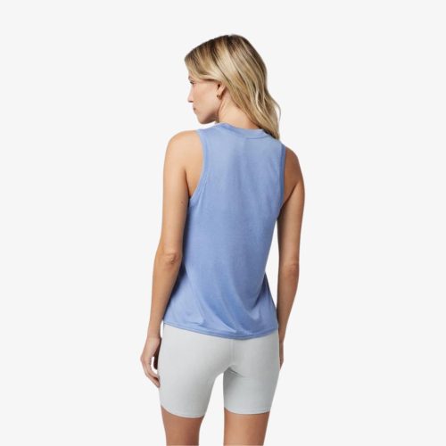 womens vuori energy top long blue quartz heather 2